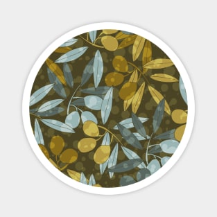 Olives branches pattern Magnet
